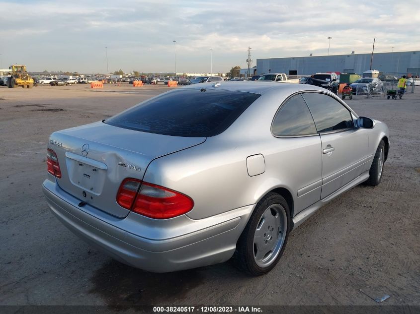 2001 Mercedes-Benz Clk-Class Amg VIN: WDBLJ74GX1F174228 Lot: 38240517