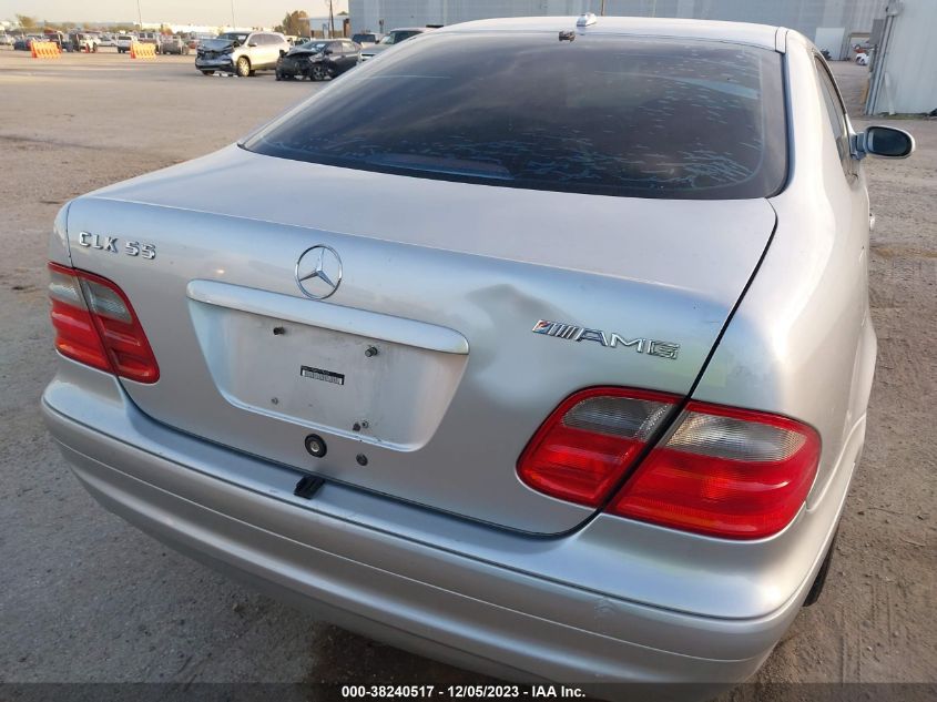 2001 Mercedes-Benz Clk-Class Amg VIN: WDBLJ74GX1F174228 Lot: 38240517