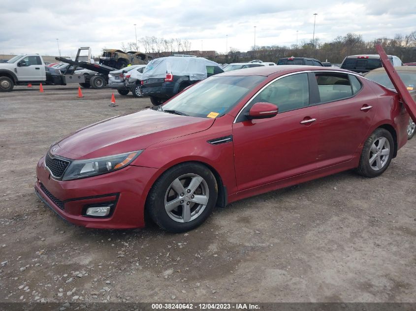 2014 Kia Optima Lx VIN: 5XXGM4A79EG331753 Lot: 38240642