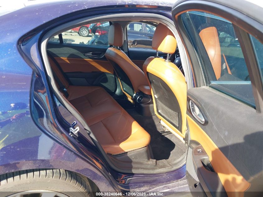 2017 Alfa Romeo Giulia Rwd VIN: ZARFAEBN2H7549222 Lot: 38240646