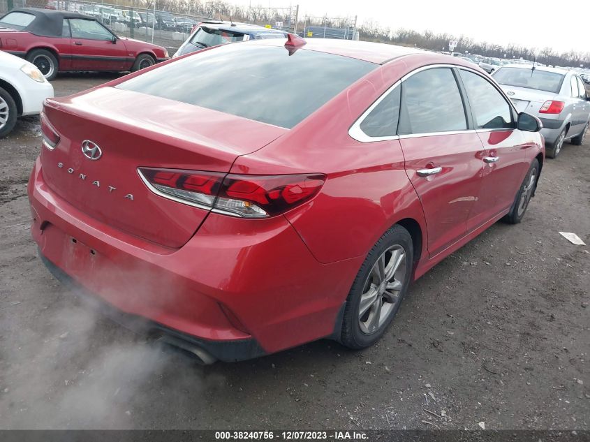 2018 Hyundai Sonata Sel VIN: 5NPE34AF5JH625392 Lot: 38240756