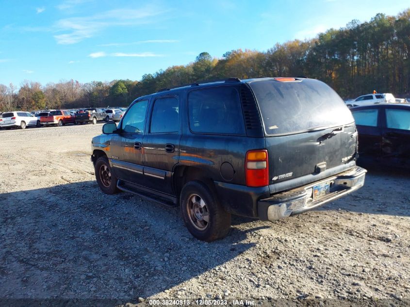 2003 Chevrolet Tahoe Ls VIN: 1GNEC13V63R234077 Lot: 38240913