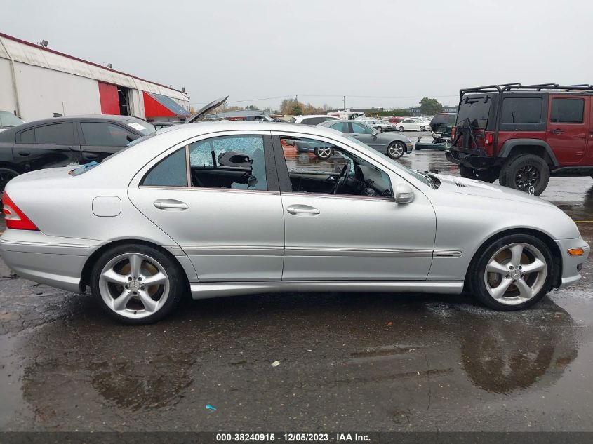2005 Mercedes-Benz C 230 Kompressor Sport VIN: WDBRF40J45F633061 Lot: 38240915