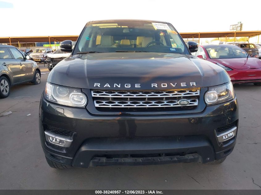 2014 Land Rover Range Rover Sport 3.0L V6 Supercharged Hse VIN: SALWR2WF2EA380749 Lot: 38240957