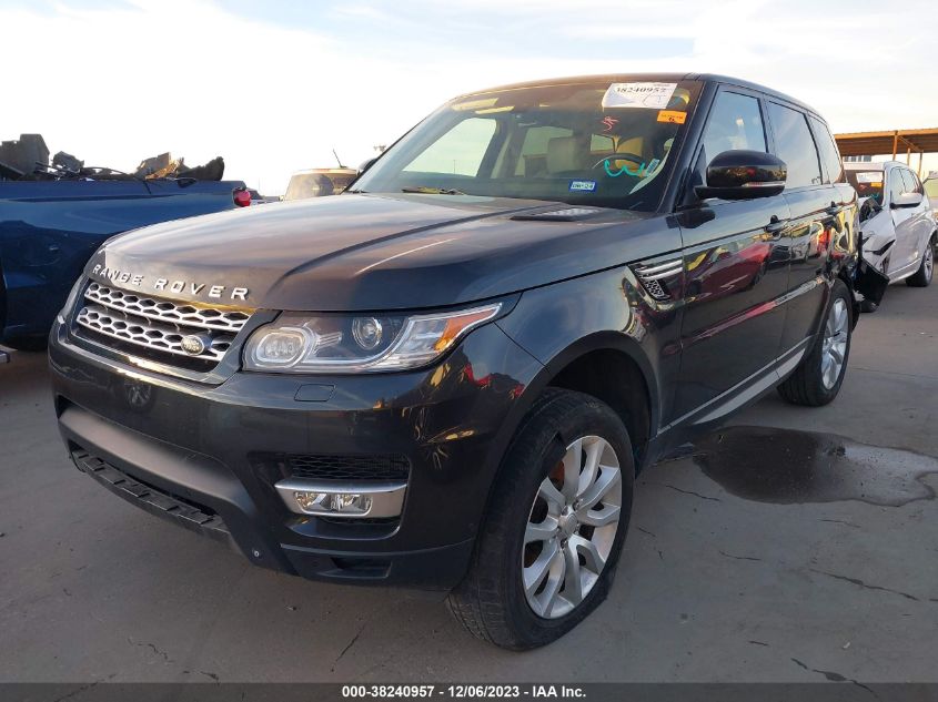 2014 Land Rover Range Rover Sport 3.0L V6 Supercharged Hse VIN: SALWR2WF2EA380749 Lot: 38240957