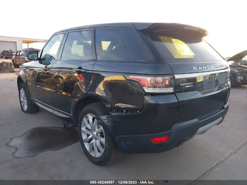 2014 Land Rover Range Rover Sport 3.0L V6 Supercharged Hse VIN: SALWR2WF2EA380749 Lot: 38240957