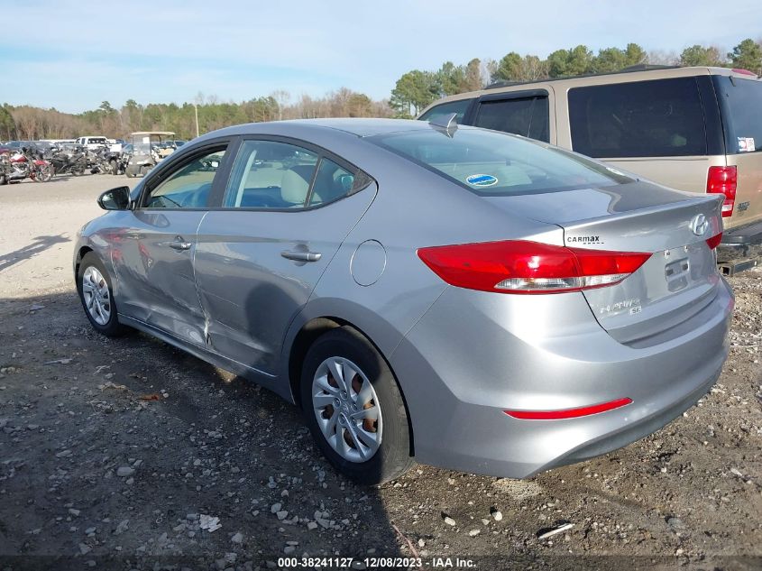 5NPD74LF5HH206675 2017 Hyundai Elantra Se