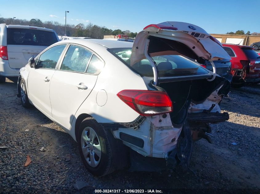 2018 Kia Forte Lx VIN: 3KPFK4A72JE244247 Lot: 38241317