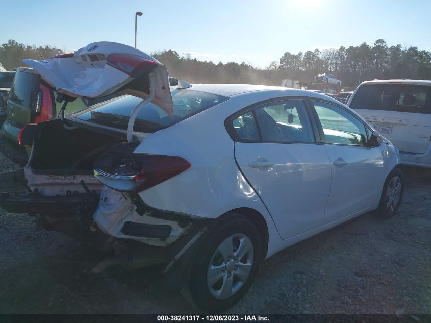 2018 Kia Forte Lx VIN: 3KPFK4A72JE244247 Lot: 38241317