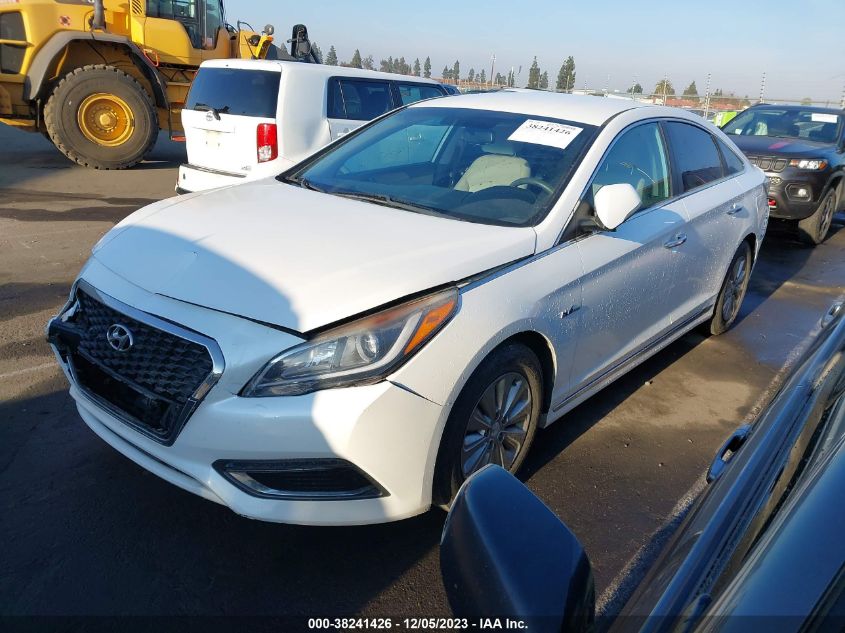 2016 Hyundai Sonata Hybrid Se VIN: KMHE24L15GA010910 Lot: 38241426