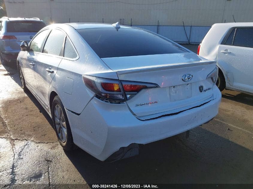 2016 Hyundai Sonata Hybrid Se VIN: KMHE24L15GA010910 Lot: 38241426