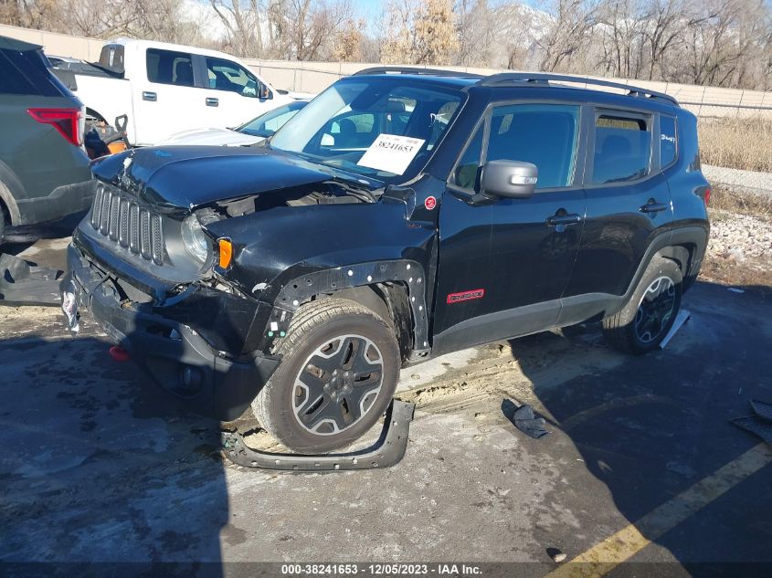 2017 Jeep Renegade Trailhawk 4X4 VIN: ZACCJBCB1HPE62611 Lot: 38241653