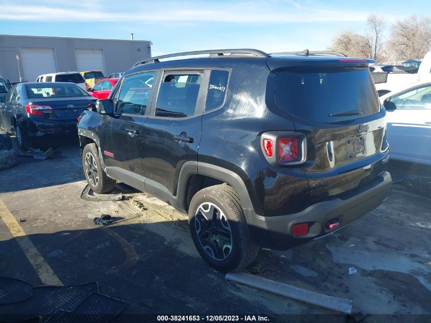 2017 Jeep Renegade Trailhawk 4X4 VIN: ZACCJBCB1HPE62611 Lot: 38241653