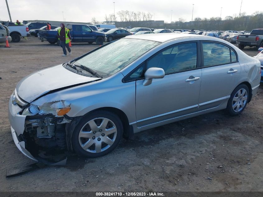 2006 Honda Civic Lx VIN: 1HGFA16596L032809 Lot: 38241710