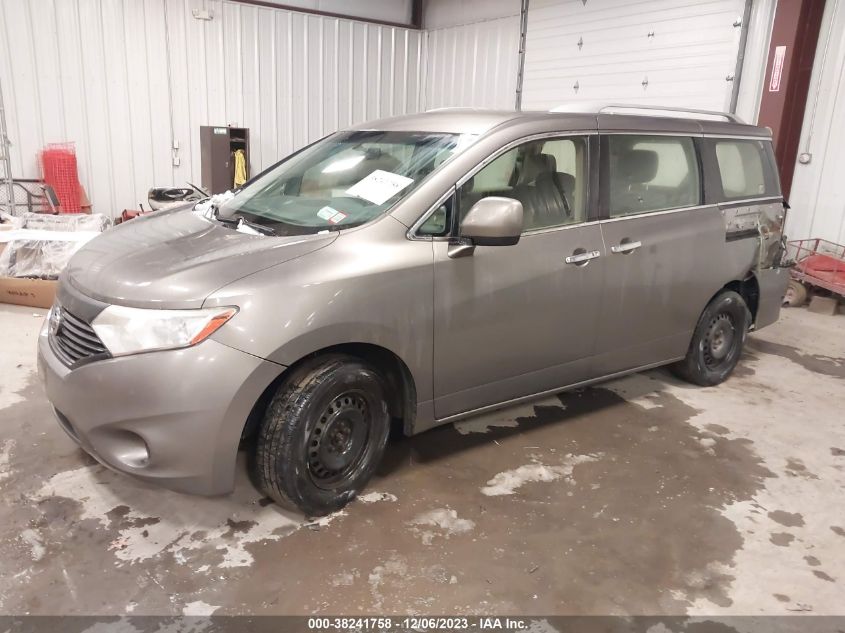 2014 Nissan Quest Le/S/Sl/Sv VIN: JN8AE2KP1E9101325 Lot: 38241758