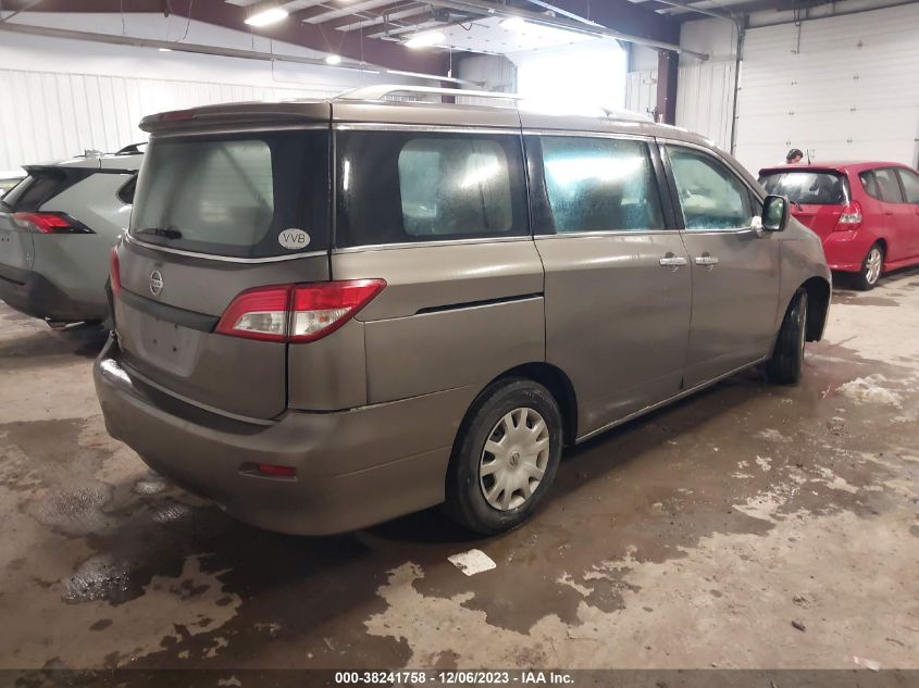 2014 Nissan Quest Le/S/Sl/Sv VIN: JN8AE2KP1E9101325 Lot: 38241758