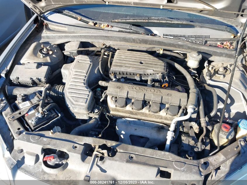 2005 Honda Civic Lx VIN: 2HGES165X5H593976 Lot: 38241761