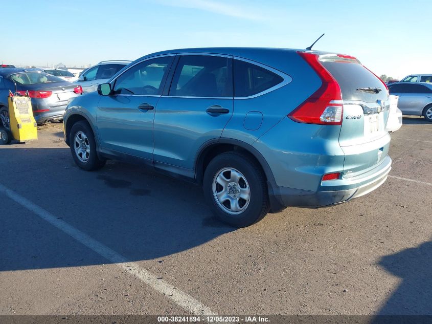 2015 Honda Cr-V Lx VIN: 2HKRM3H39FH509379 Lot: 38241894