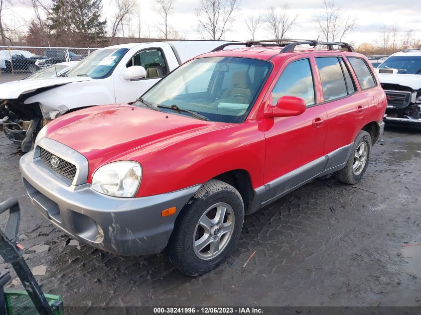 2004 Hyundai Santa Fe Gls VIN: KM8SC73D44U729734 Lot: 38241996