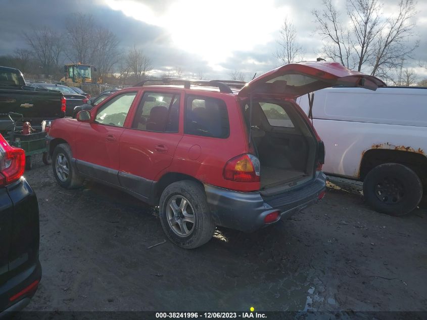 2004 Hyundai Santa Fe Gls VIN: KM8SC73D44U729734 Lot: 38241996