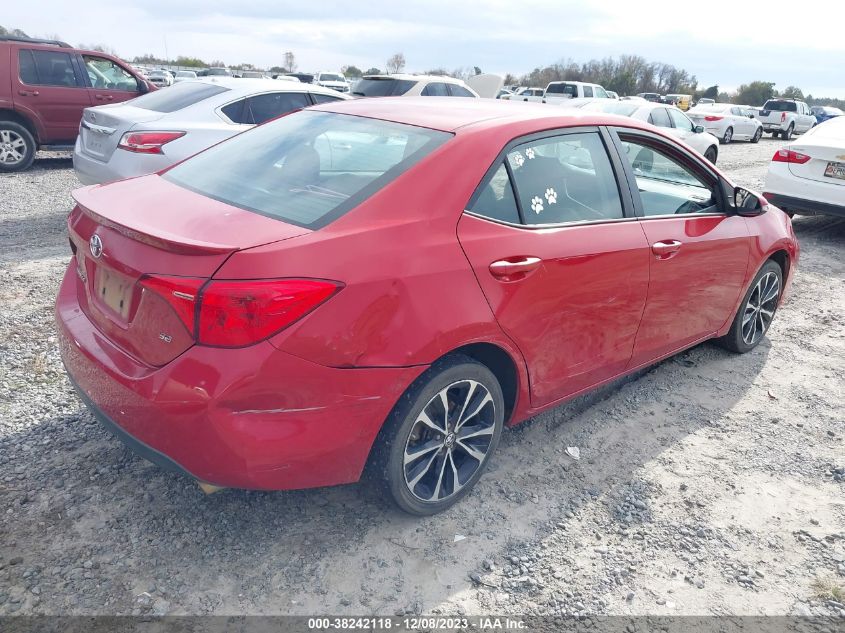 2017 Toyota Corolla Se VIN: 5YFBURHE7HP648731 Lot: 38242118