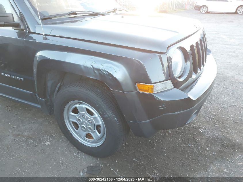 2014 Jeep Patriot Sport VIN: 1C4NJRBB8ED572679 Lot: 38242156