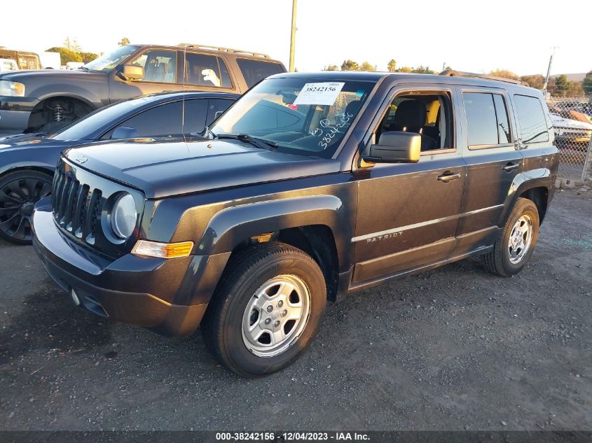 2014 Jeep Patriot Sport VIN: 1C4NJRBB8ED572679 Lot: 38242156