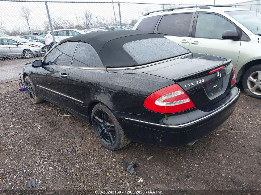 2005 Mercedes-Benz Clk 320 3.2L VIN: WDBTK65G65T035727 Lot: 38242160