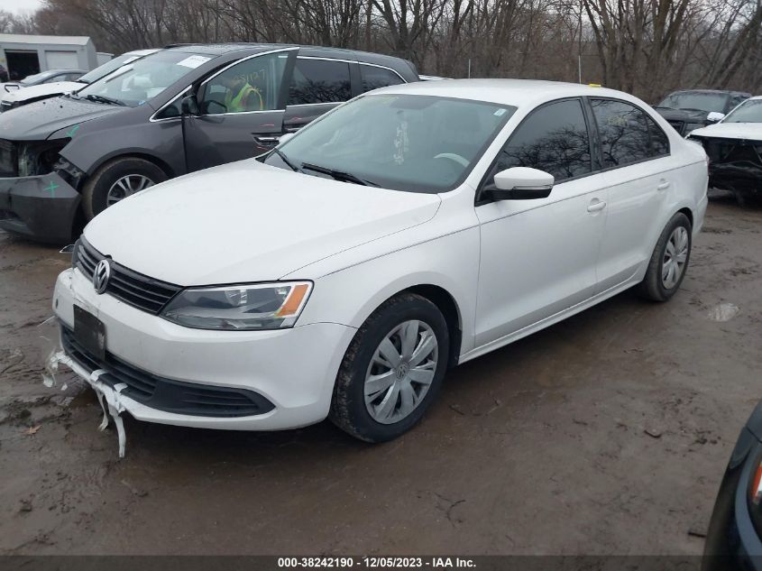 3VWDP7AJ5CM364605 2012 Volkswagen Jetta 2.5L Se