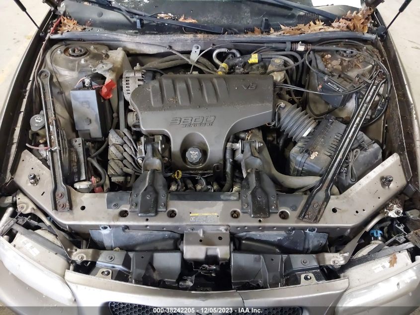 2003 Pontiac Grand Prix Gt VIN: 1G2WP52K23F115920 Lot: 38242205