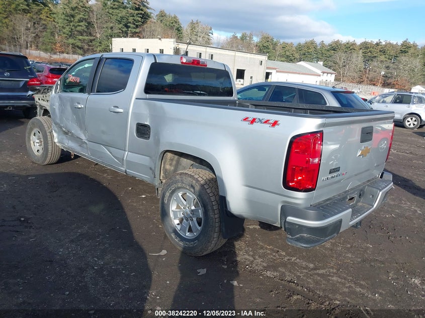 2019 CHEVROLET COLORADO WT VIN: 1GCGTBEN7K1168155
