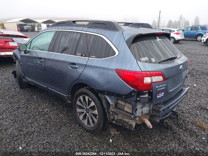 2016 Subaru Outback 2.5I Limited VIN: 4S4BSAJC0G3208692 Lot: 38242264