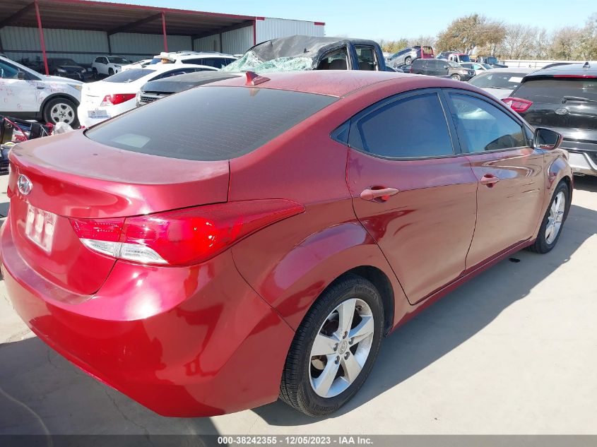 2013 Hyundai Elantra Gls VIN: 5NPDH4AE9DH303301 Lot: 38242355