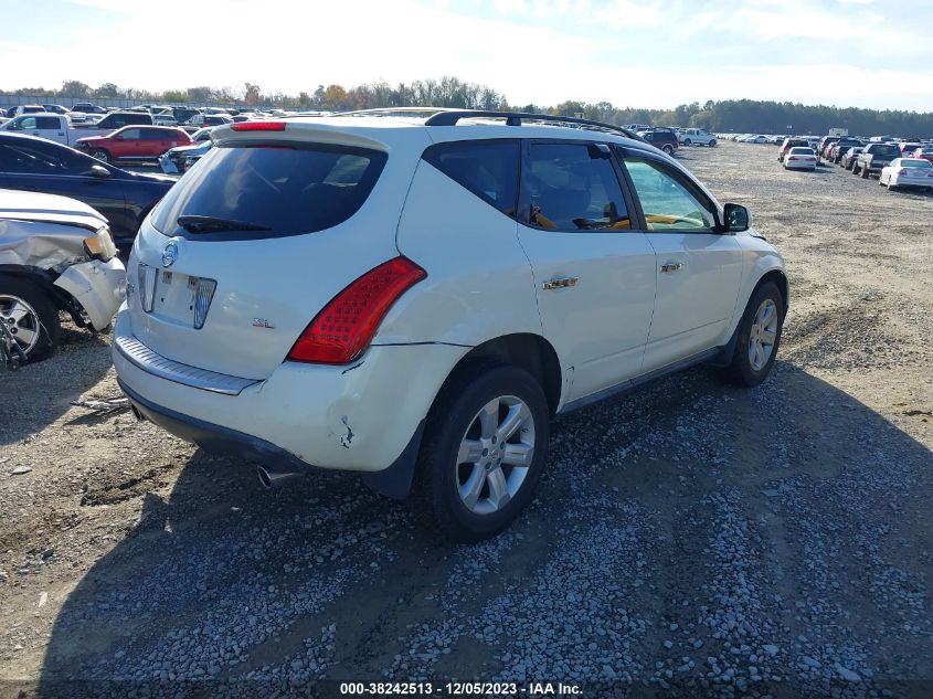 2007 Nissan Murano S VIN: JN8AZ08T97W507662 Lot: 38242513