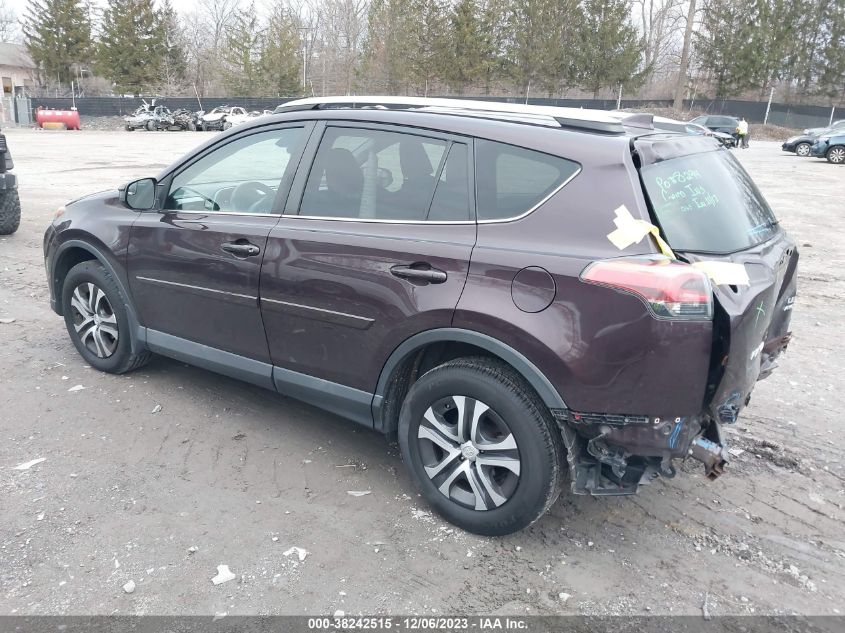 2017 Toyota Rav4 Le VIN: 2T3BFREV6HW662723 Lot: 38242515