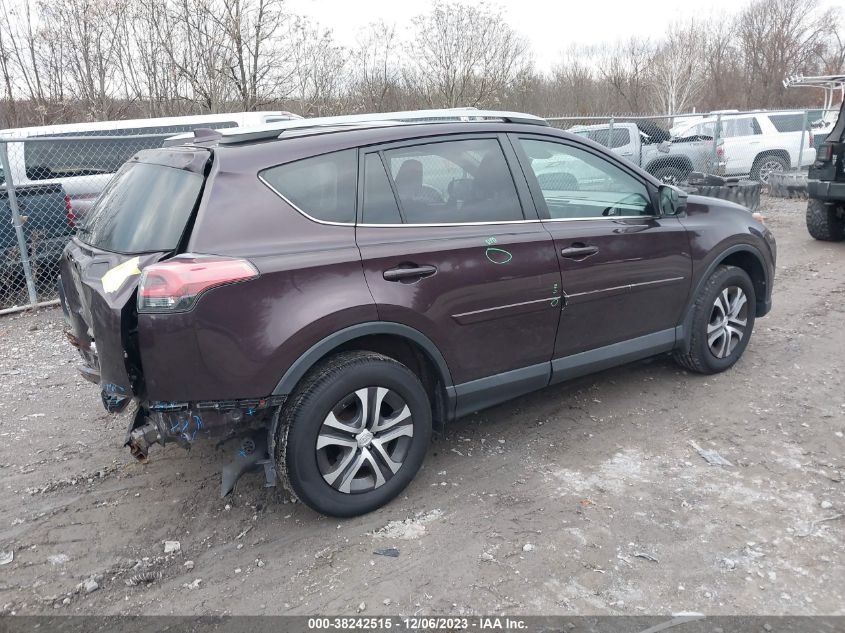 2017 Toyota Rav4 Le VIN: 2T3BFREV6HW662723 Lot: 38242515