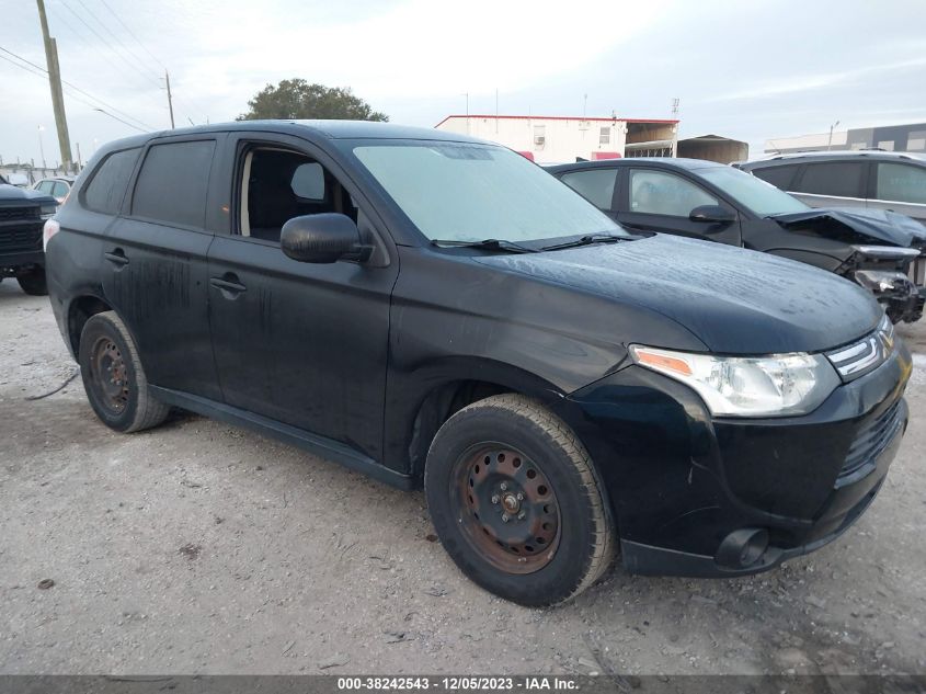 2014 Mitsubishi Outlander Es VIN: JA4AD2A33EZ004425 Lot: 38242543