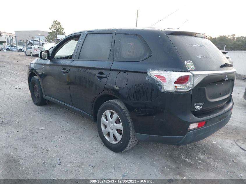 2014 Mitsubishi Outlander Es VIN: JA4AD2A33EZ004425 Lot: 38242543