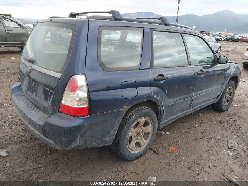 2006 Subaru Forester 2.5X VIN: JF1SG63636G750036 Lot: 38242702