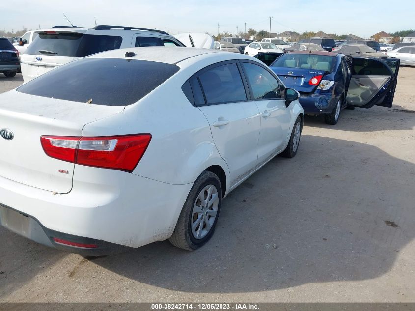 2015 Kia Rio Lx VIN: KNADM4A36F6505128 Lot: 38242714