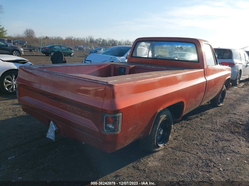 1984 Chevrolet C10 VIN: 1GCCC14D4EF368547 Lot: 38242878