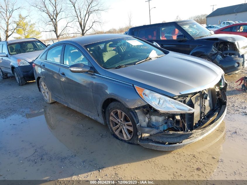 2014 Hyundai Sonata Gls VIN: 5NPEB4AC3EH852014 Lot: 38242916