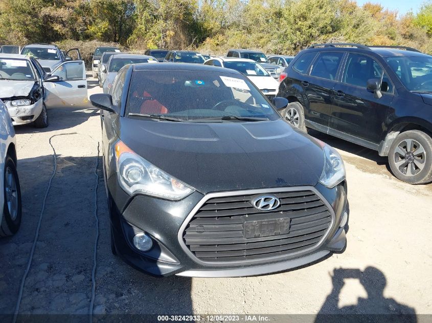 2016 Hyundai Veloster Turbo R-Spec VIN: KMHTC6AE5GU253377 Lot: 38242933