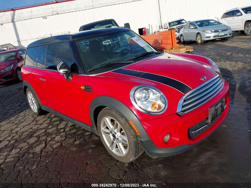 2012 Mini Cooper Clubman VIN: WMWZF3C57CT190541 Lot: 38242970