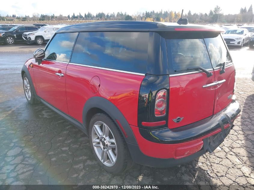 2012 Mini Cooper Clubman VIN: WMWZF3C57CT190541 Lot: 38242970