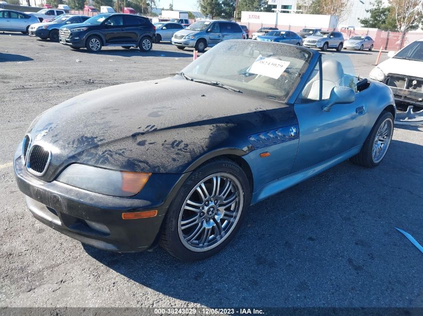 1996 BMW Z3 1.9 VIN: 4USCH7321TLB69715 Lot: 38243029