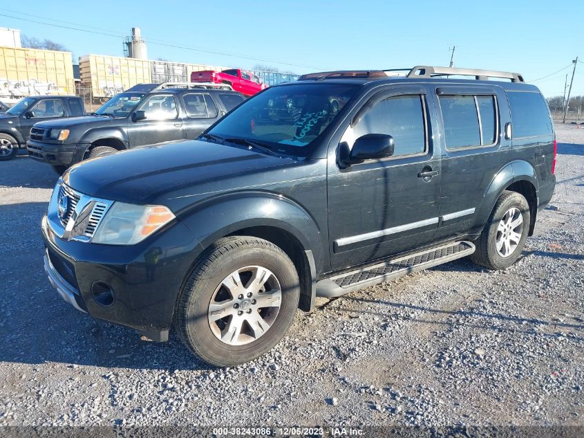 2008 Nissan Pathfinder Le VIN: 5N1AR18U58C609243 Lot: 38243086