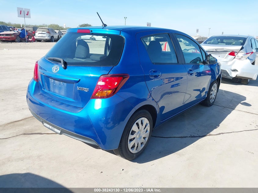 2015 TOYOTA YARIS VIN: VNKKTUD32FA039307