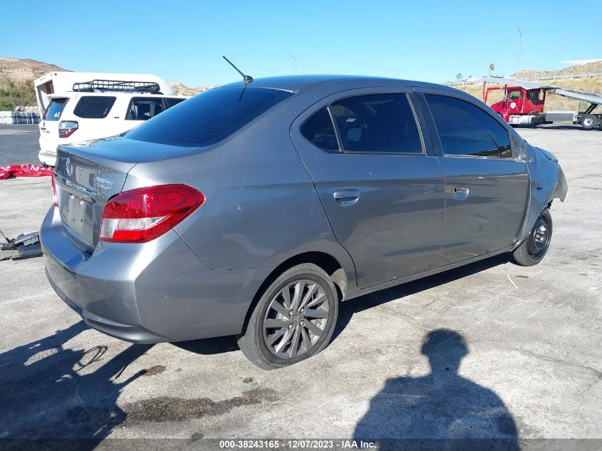 2019 Mitsubishi Mirage G4 Es VIN: ML32F3FJ6KHF10615 Lot: 38243165