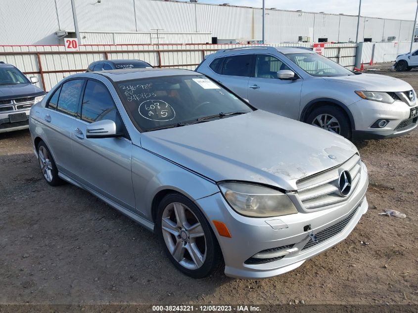 2011 Mercedes-Benz C-Class C 300 VIN: WDDGF8BB4BR140826 Lot: 38243221